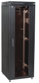 LN05-42U61-G ITK Шкаф сетевой 19" LINEA N 42U 600х1000 мм стеклянная передняя дверь черный