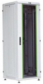 LN05-18U68-G ITK Шкаф сетевой 19" LINEA N 18U 600Х800 мм стеклянная передняя дверь черный