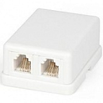 Розетка телефонная 2-портовая-6P4С