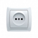 90561007 CARMEN BEYAZ PRIZ (розетка) (VIKO) 120 шт.