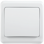 ВС10-1-0-ВБ Выключатель 1кл 10А ВЕГА (белый) IEK