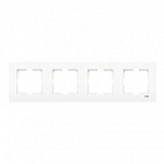 90960203 KARRE BEYAZ 4TLU YATAY CERC (рамка x4)120 шт.