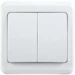 ВС10-2-0-ВБ Выключатель 2 кл 10А ВЕГА (белый) IEK