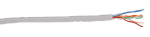 LC1-C5E04-111 ITK Кабель связи витая пара U/UTP,  кат.5E, 4х2х24AWG solid,PVC,305м, серый