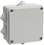 UKO11-100-100-050-K41-55 Коробка КМ41234 распаячная для о/п 100х100х50 мм IP55 (RAL7035,6 гермоввод)