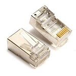 Коннектор RJ 45 UTP кат.6, 8P8C Коннектор RJ 45 UTP кат.6, 8P8C