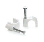 Скоба 4мм круглая пластиковая (100шт)