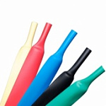 Трубка термоусадочная ТУТ  4/2 черн. (1*200 м) EKF