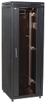 LN05-42U61-G ITK Шкаф сетевой 19" LINEA N 42U 600х1000 мм стеклянная передняя дверь черный