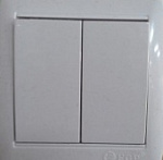 900-0200-202  Ainur белый Выкл х2  "EGP" (10/60шт)