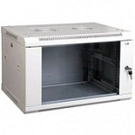 LWR5-06U64-GF ITK Шкаф LINEA W 6U 600х450 мм дверь стекло, RAL9005