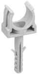 Держатель с защёлкой и дюбелем CT16 (без винта) IEK