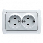 90561056 CARMEN BEYAZ IKILI TOP PRIZ (роз X2 с/з) 60 шт