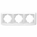 90571103 CARMEN BEYAZ 3LU YATAY CERC (рамка горзx3)120 шт.