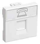 РКФ-20-00-П Розетка телефонная RJ-11 кат.3 (на 2 модуля) ПРАЙМЕР белая IEK РКФ-20-00-П Розетка телефонная RJ-11 кат.3 (на 2 модуля) ПРАЙМЕР белая IEK