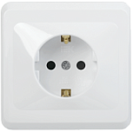 РС10-3-ВБ Розетка 1местн. c з/к без защ.штор. 16А ВЕГА (белый) IEK РС10-3-ВБ Розетка 1местн. c з/к без защ.штор. 16А ВЕГА (белый) IEK
